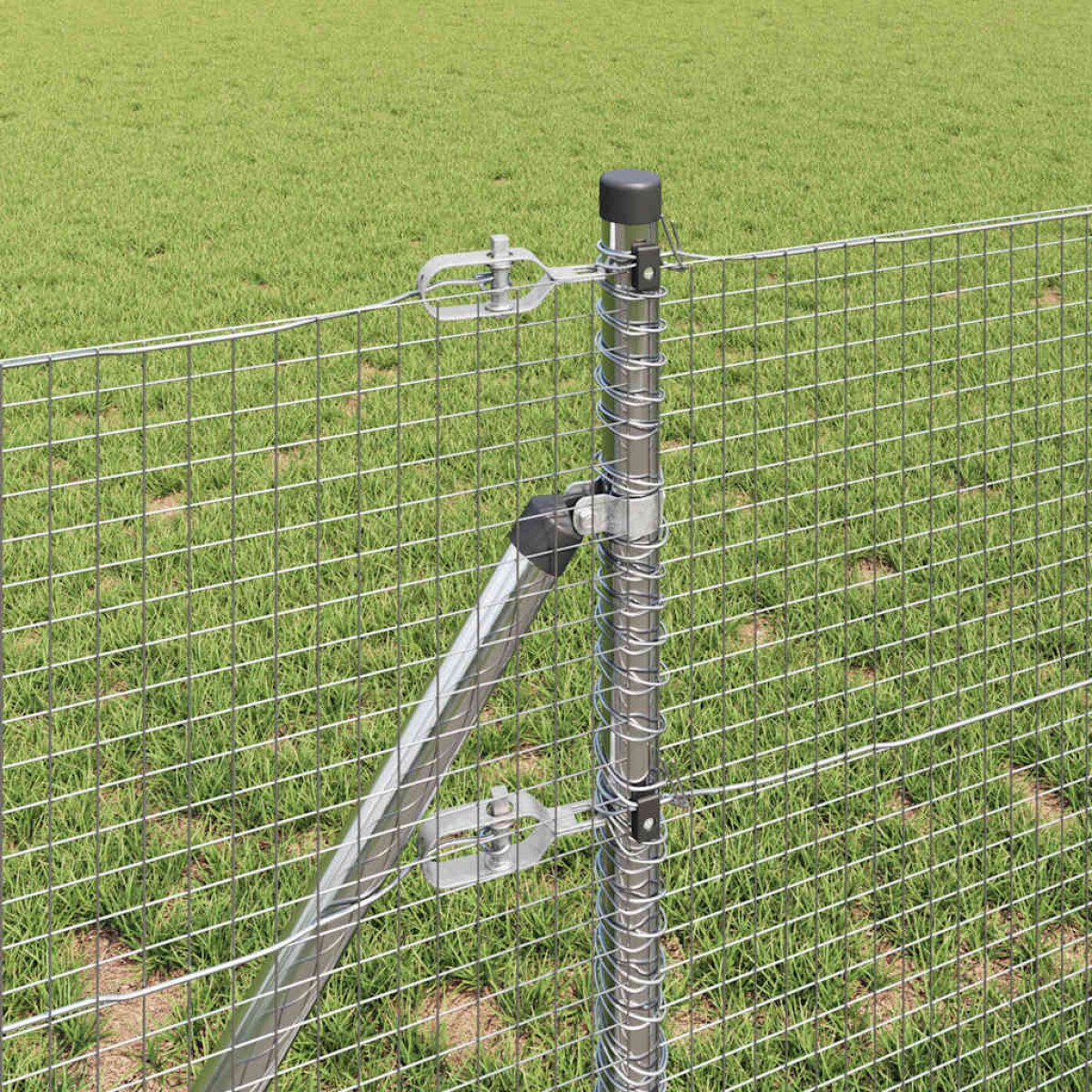 vidaXL Συρματόπλεγμα Σταθερού Εδάφους 50 x 0,8 m Γαλβανισμένος Χάλυβας