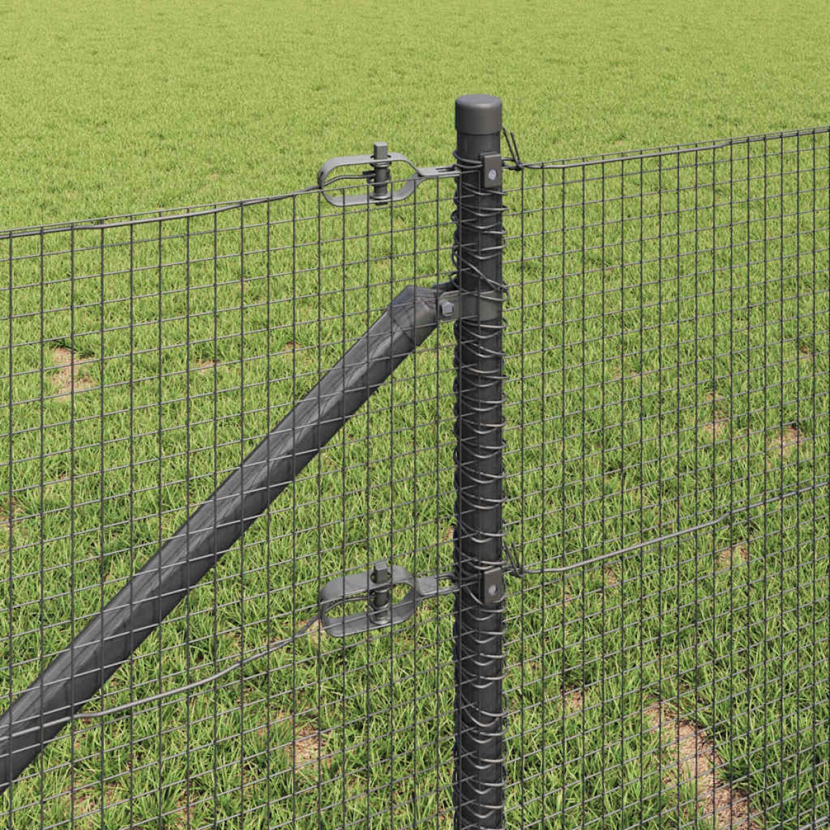 vidaXL Συρματόπλεγμα με ακίδες 50 x 0,8 m Χάλυβας με επικάλυψη PVC