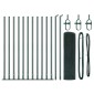 vidaXL Συρματόπλεγμα με Σκυρόδεμα 25 x 0,6 μ PVC-Επικαλυμμένο Ατσάλι