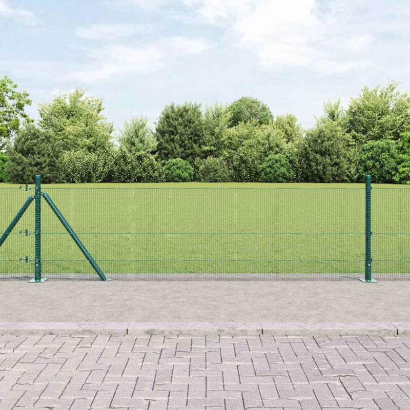 vidaXL Συρματόπλεγμα με Σκυρόδεμα 100 x 0,6 μ PVC-Επικαλυμμένο Ατσάλι