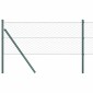 vidaXL Έξιγωνο φράχτη σταθερού εδάφους 10 x 0,6 μ Πράσινο Δίχτυ