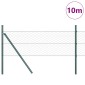 vidaXL Έξιγωνο φράχτη σταθερού εδάφους 10 x 0,8 μ Πράσινο Δίχτυ