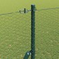 vidaXL Έξιγωνο φράχτη σταθερού εδάφους 10 x 1,6 m Πράσινο Δίχτυ