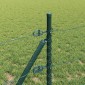 vidaXL Έξιγωνο φράχτη σταθερού εδάφους 25 x 0,8 m Πράσινο Δίχτυ