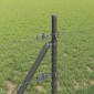 vidaXL Έξιγωνο φράχτη σταθερού εδάφους 25 x 0,4 m Γκρι Δίχτυ