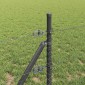 vidaXL Έξιγωνο φράχτη σταθερού εδάφους 25 x 0,8 m Γκρι Δίχτυ