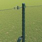 vidaXL Έξιγωνο φράχτη σταθερού εδάφους 50 x 1,5 m Γκρι Δίχτυ