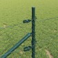 vidaXL Εξαγωνική Φράχτη με Στύλο 10 x 0,5 m PVC-Επικαλυμμένο Ατσάλι