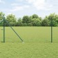 vidaXL Εξαγωνική Φράχτη με Στύλο 10 x 1 m PVC-Επικαλυμμένο Ατσάλι