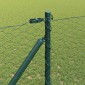 vidaXL Εξαγωνική Φράχτη με Στύλο 10 x 1 m PVC-Επικαλυμμένο Ατσάλι