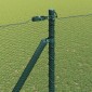 vidaXL Εξαγωνική Φράχτη με Στύλο 10 x 1,6 m PVC-Επικαλυμμένο Ατσάλι