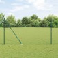 vidaXL Εξαγωνική Φράχτη με Στύλο 10 x 1,6 m PVC-Επικαλυμμένο Ατσάλι
