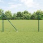 vidaXL Εξαγωνική Φράχτη με Στύλο 50 x 1 m PVC-Επικαλυμμένο Ατσάλι