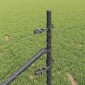 vidaXL Εξαγωνική Φράχτη με Στύλο 10 x 1 m PVC-Επικαλυμμένο Ατσάλι Γκρι