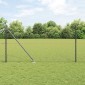 vidaXL Εξαγωνική Φράχτη με Στύλο 10 x 1,4 μ PVC-Επικαλυμμένο Ατσάλι