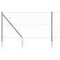 vidaXL Εξαγωνική Φράχτη με Στύλο 10 x 1,4 μ PVC-Επικαλυμμένο Ατσάλι