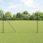 vidaXL Εξαγωνική Φράχτη με Στύλο 25 x 1,6 μ PVC-Επικαλυμμένο Ατσάλι