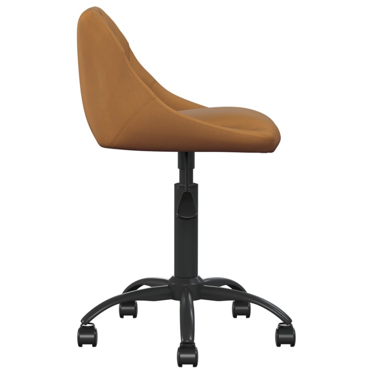 vidaXL Καρέκλα Τραπεζαρίας Καφέ Βελούδινη