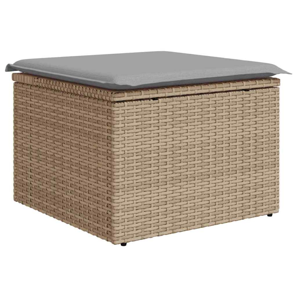 vidaXL Σετ Καναπέ Κήπου 6 τμχ. Μπέζ και Ανοιχτό Γκρι συνθετικό ρατάν