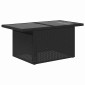 vidaXL Σετ Καναπέ Κήπου 7 τμχ. Μαύρο συνθετικό ρατάν