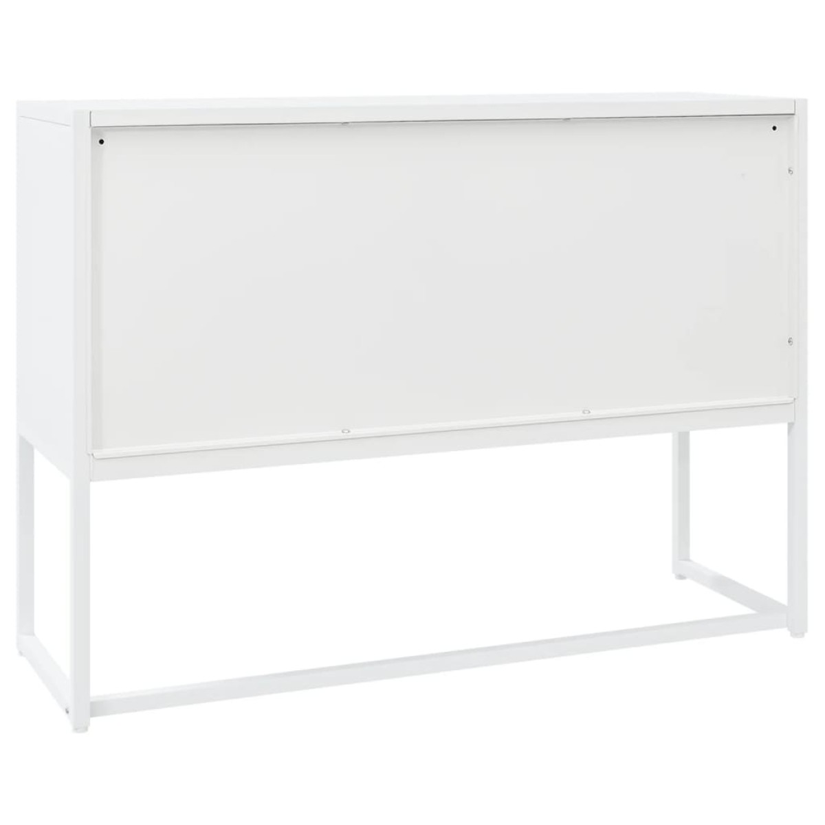 vidaXL Μπουφές Λευκός 105 x 35 x 75 εκ. από Ατσάλι