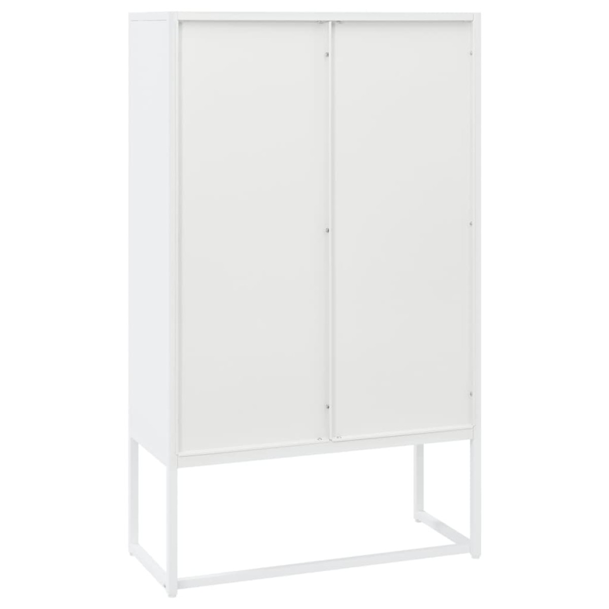 vidaXL Ντουλάπι Λευκό 80 x 35 x 135 εκ. από Ατσάλι