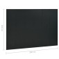 vidaXL Διαχωριστικό Δωματίου με 6 Πάνελ Μαύρο 240 x 180 εκ. από Ατσάλι