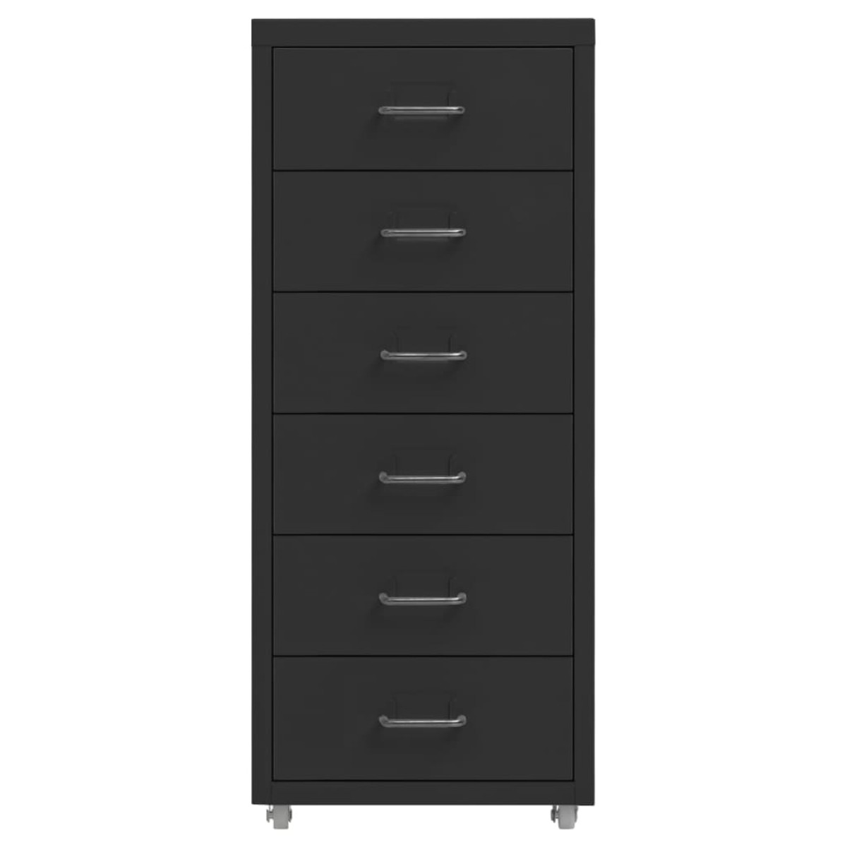 vidaXL Αρχειοθήκη Φορητή Λευκή 28 x 41 x 69 εκ. Μεταλλική