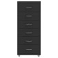 vidaXL Αρχειοθήκη Φορητή Λευκή 28 x 41 x 69 εκ. Μεταλλική
