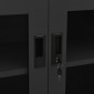 vidaXL Ντουλάπα Γραφείου 90 x 40 x 70 εκ. Ανθρακί Ατσάλινη