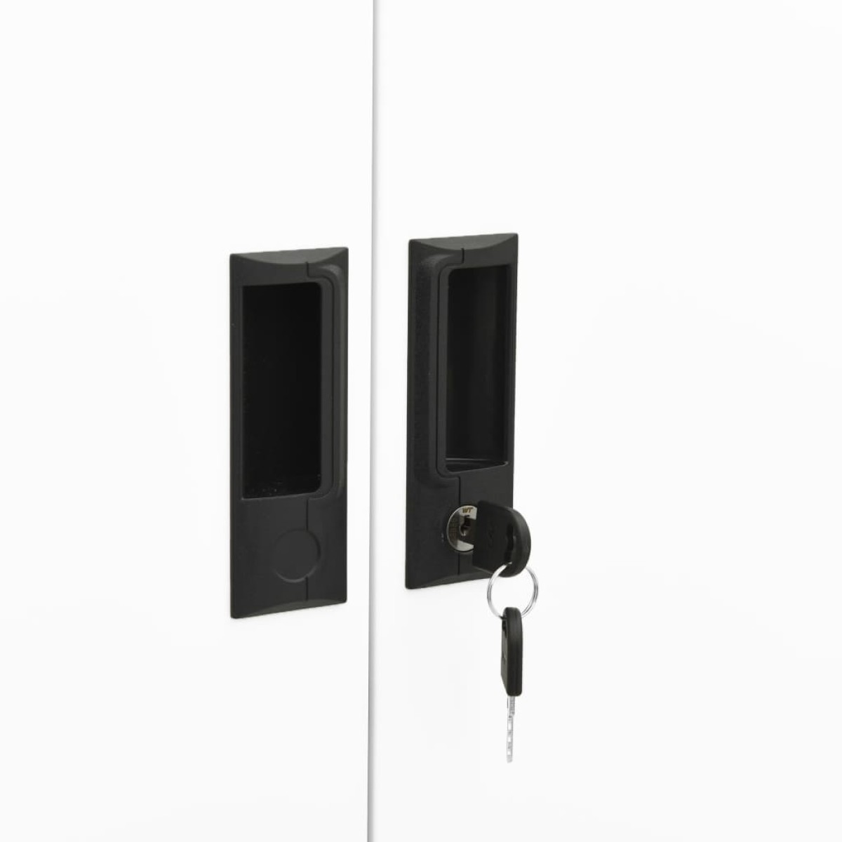 vidaXL Ντουλάπα Γραφείου 90 x 40 x 180 εκ. Λευκή Ατσάλινη