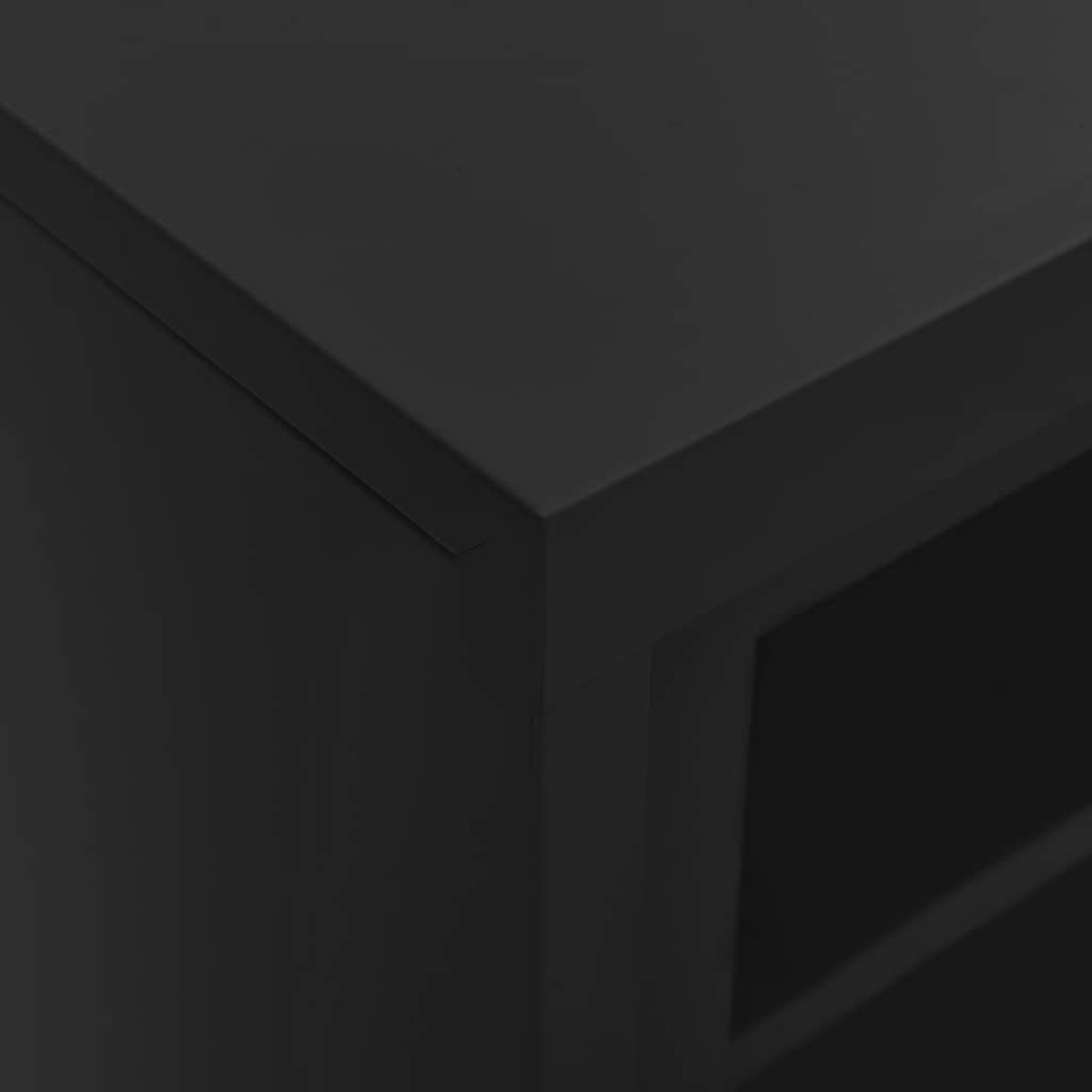 vidaXL Ντουλάπι με Συρόμενη Πόρτα Ανθρακί 90 x 40 x 90 εκ. Ατσάλινο