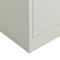 vidaXL Φοριαμός Ανοιχτό Γκρι 90 x 40 x 180 εκ. Ατσάλινος