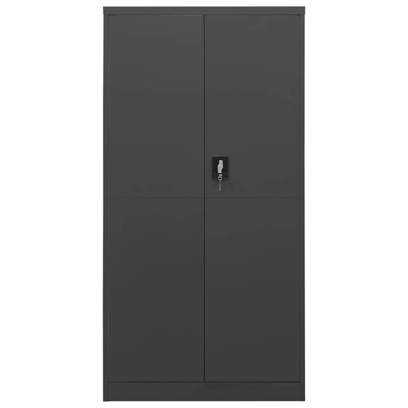 vidaXL Φοριαμός Ανθρακί 90 x 40 x 180 εκ. Ατσάλινος