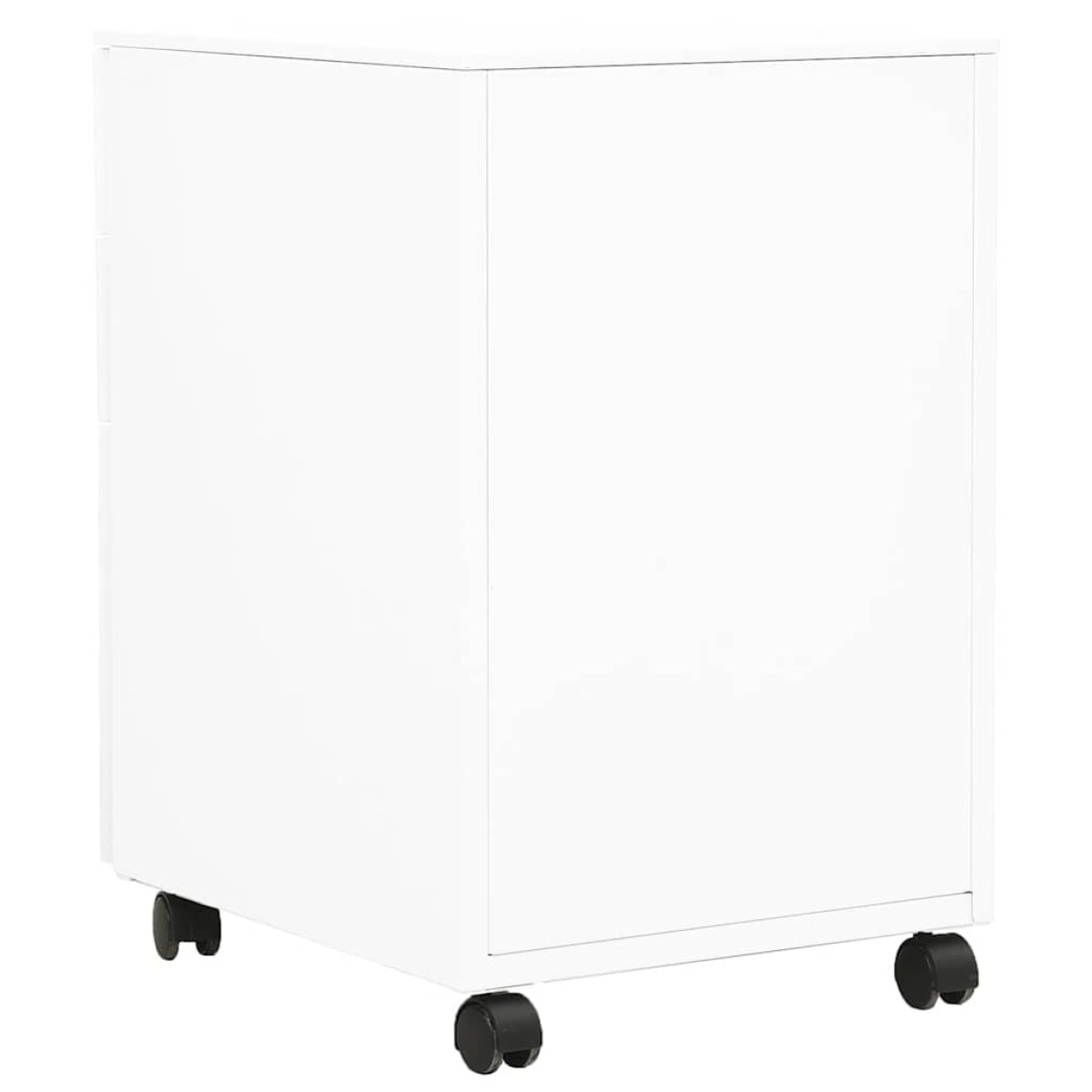 vidaXL Αρχειοθήκη Φορητή Λευκή 39 x 45 x 60 εκ. Ατσάλινη