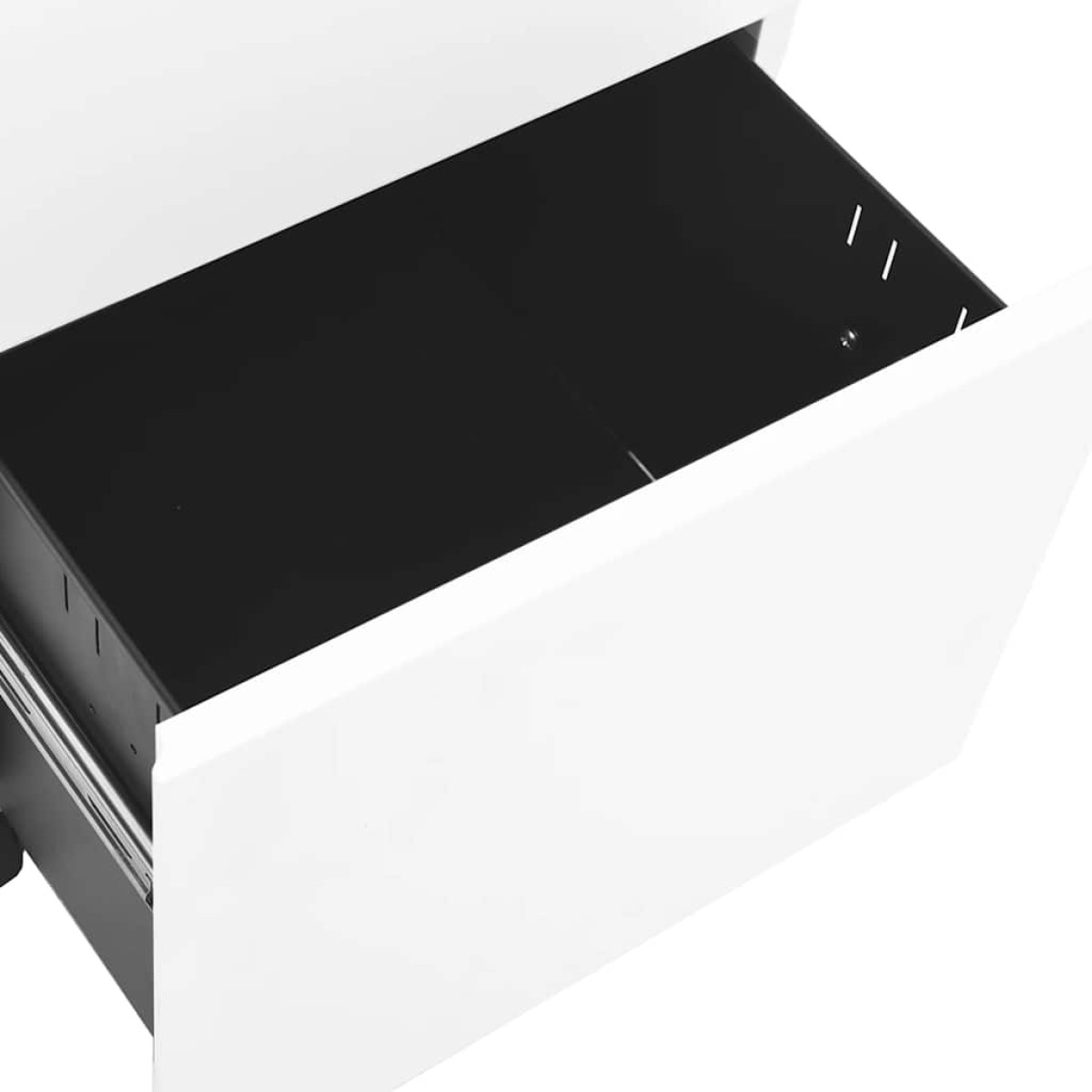 vidaXL Αρχειοθήκη Φορητή Λευκή 39 x 45 x 60 εκ. Ατσάλινη