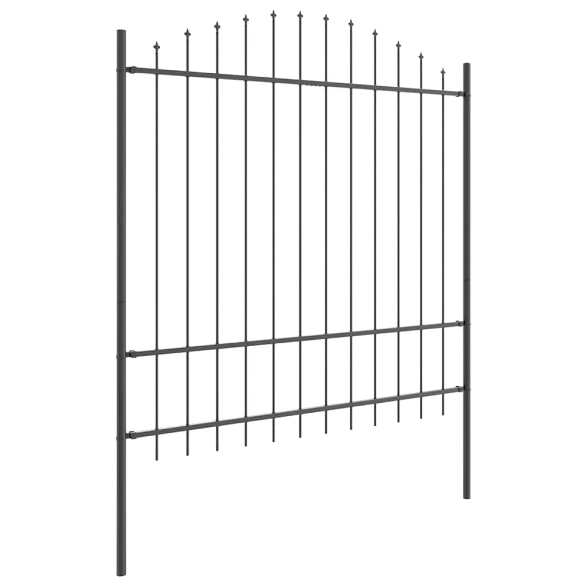 vidaXL Φράχτης Κήπου WOERDEN 8 τμχ. 170 x 215 cm Γκρι