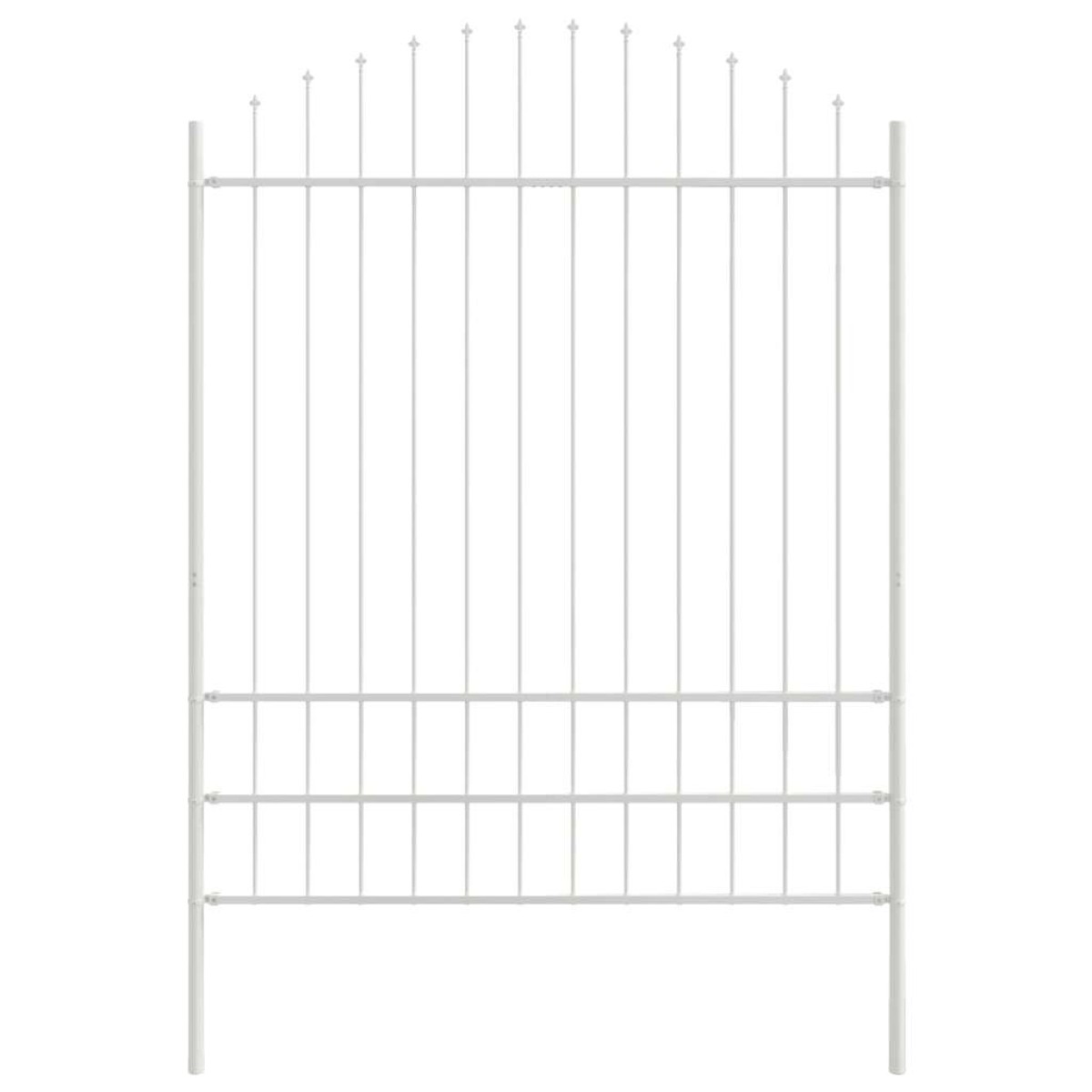 vidaXL Φράχτης Κήπου WOERDEN 2 τμχ. 170 x 225 cm Λευκό