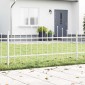 vidaXL Φράχτης Κήπου WOERDEN 4 τμχ. 170 x 115 εκ Λευκό
