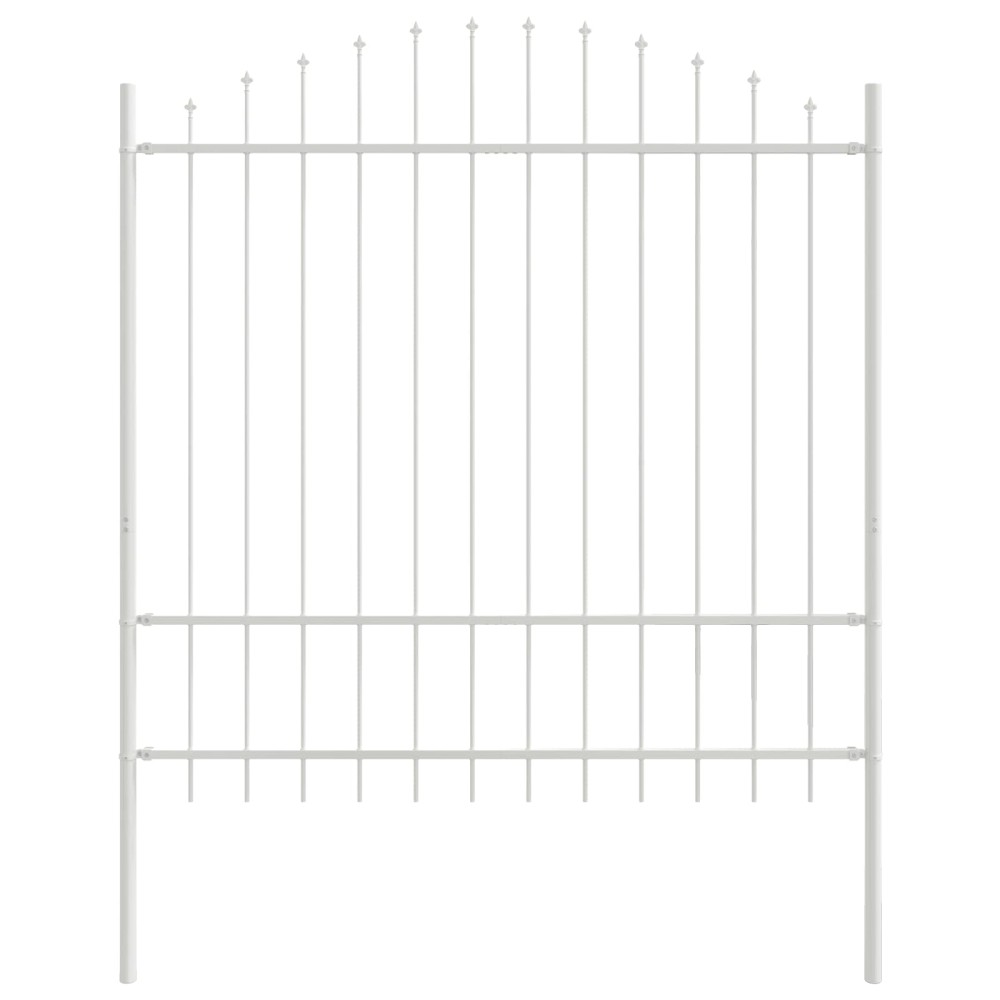 vidaXL Φράχτης Κήπου WOERDEN 7 τμχ. 170 x 215 cm Λευκό