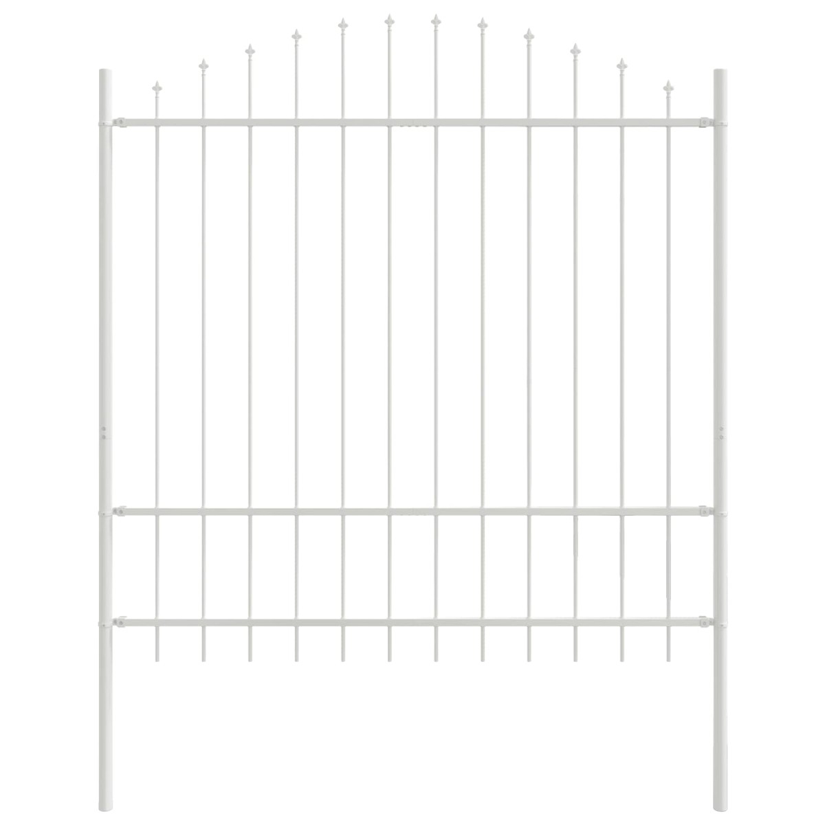 vidaXL Φράχτης Κήπου WOERDEN 7 τμχ. 170 x 215 cm Λευκό