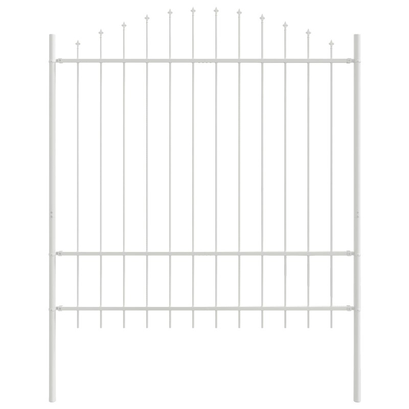 vidaXL Φράχτης Κήπου WOERDEN 7 τμχ. 170 x 215 cm Λευκό
