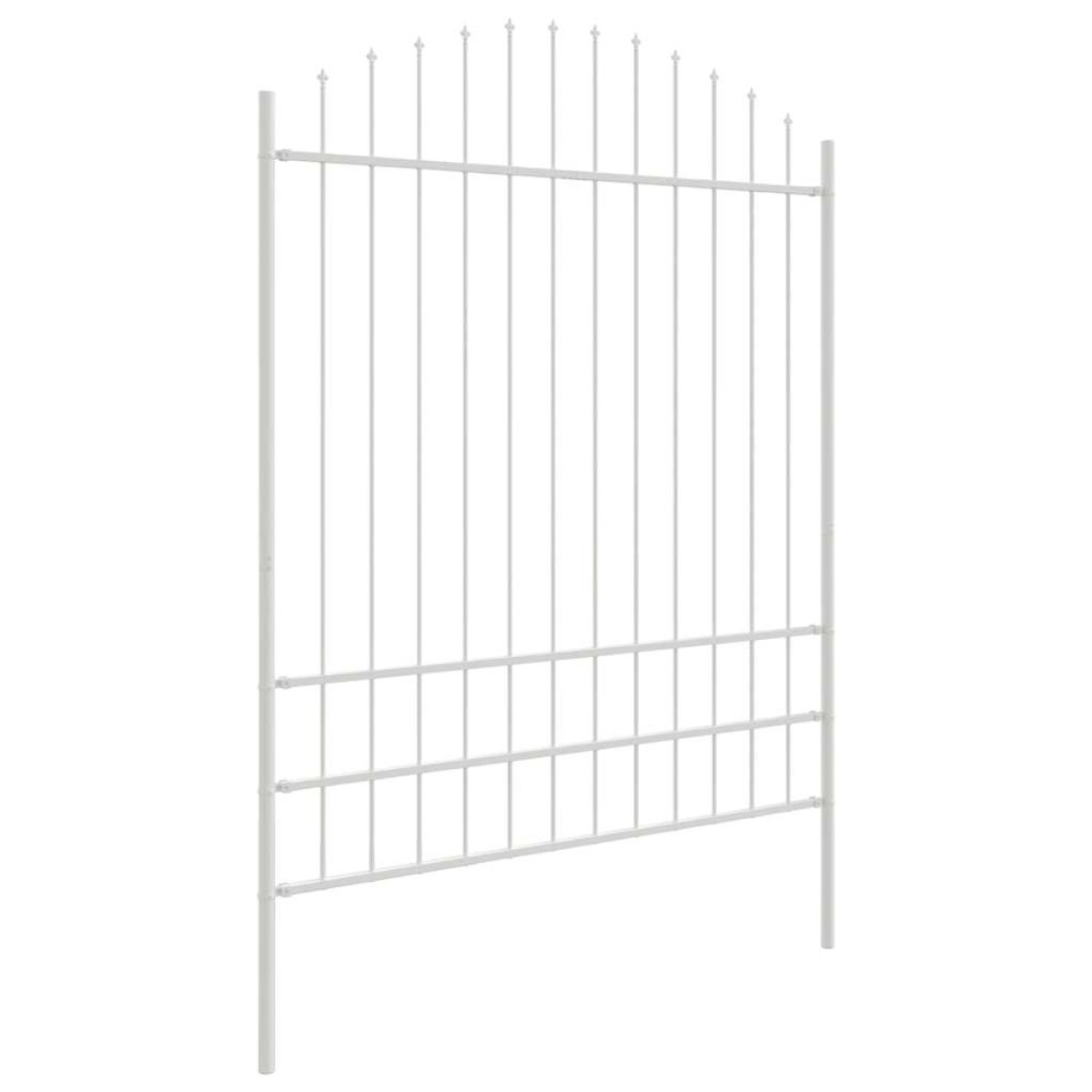 vidaXL Φράχτης Κήπου WOERDEN 7 τμχ. 170 x 225 cm Λευκό