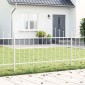 vidaXL Φράχτης Κήπου WOERDEN 8 τμχ. 170 x 140 εκ Λευκό