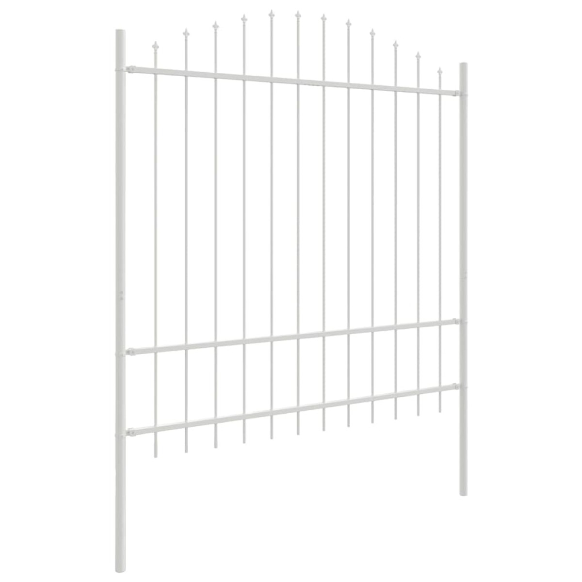 vidaXL Φράχτης Κήπου WOERDEN 8 τμχ. 170 x 215 cm Λευκό