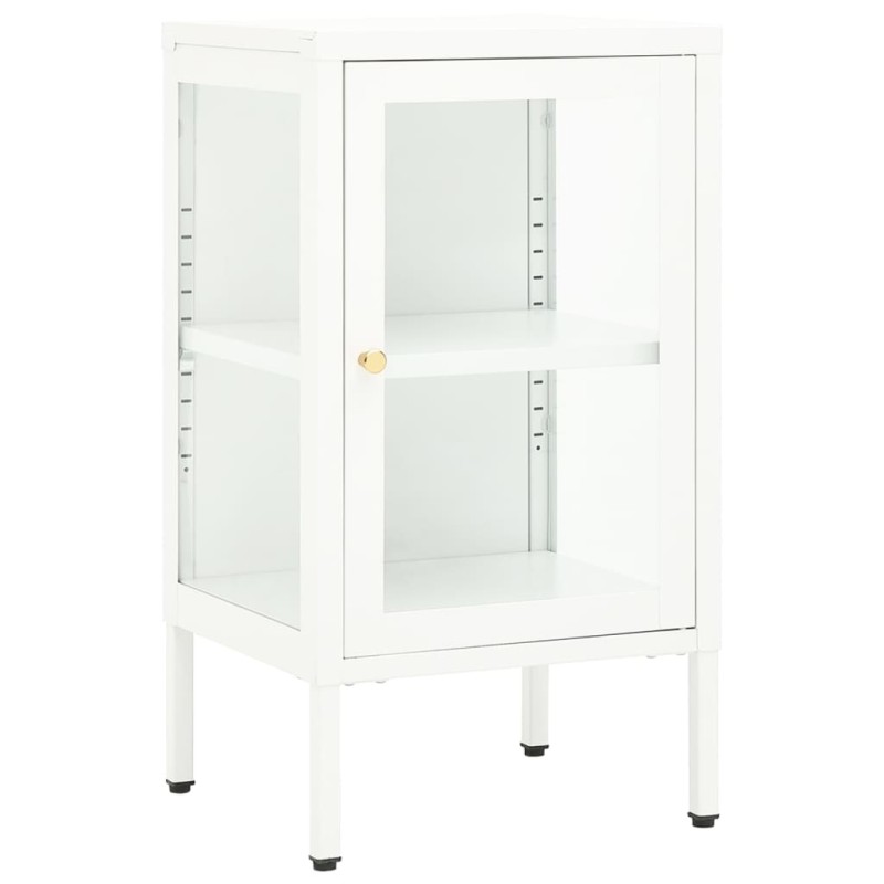 vidaXL Μπουφές 38 x 35 x 70 εκ. Μέταλλο και Γυαλί
