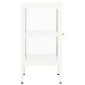 vidaXL Μπουφές 38 x 35 x 70 εκ. Μέταλλο και Γυαλί
