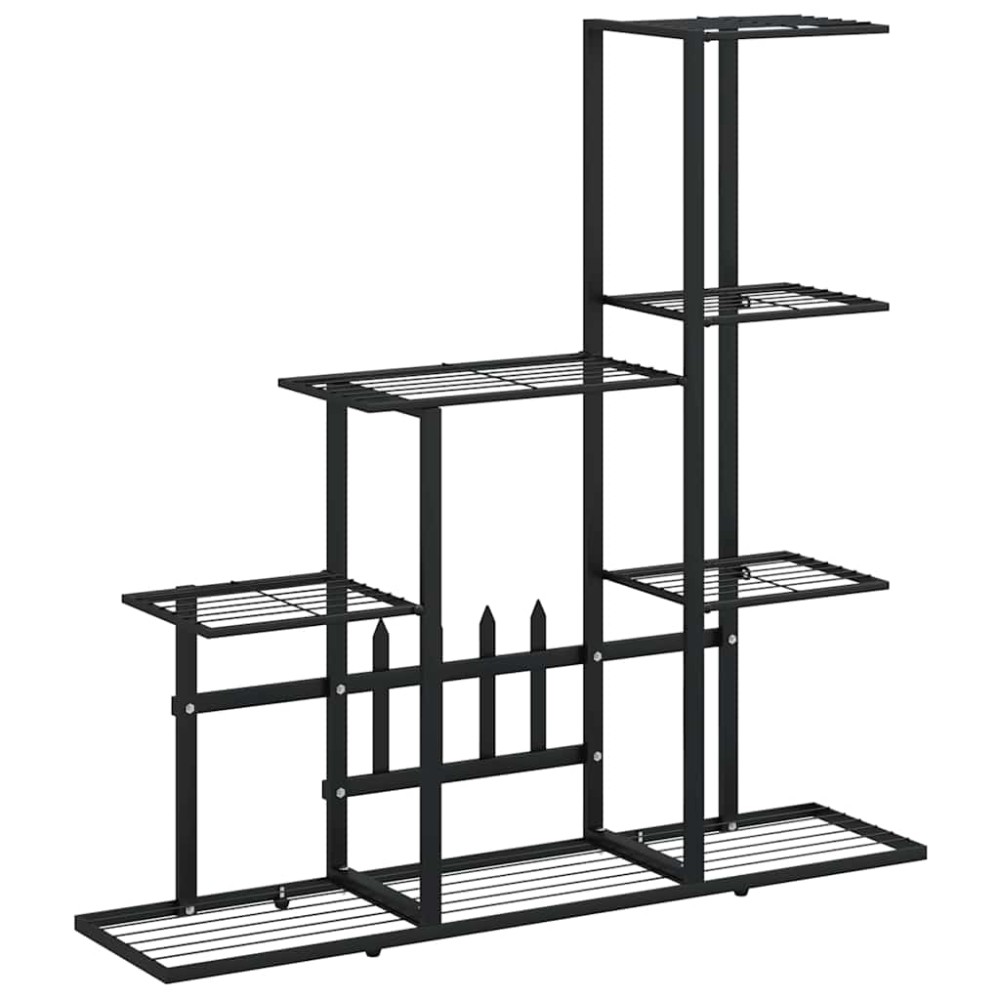 vidaXL Ανθοστήλη Μαύρη 94,5 x 25 x 88 εκ. Μεταλλική
