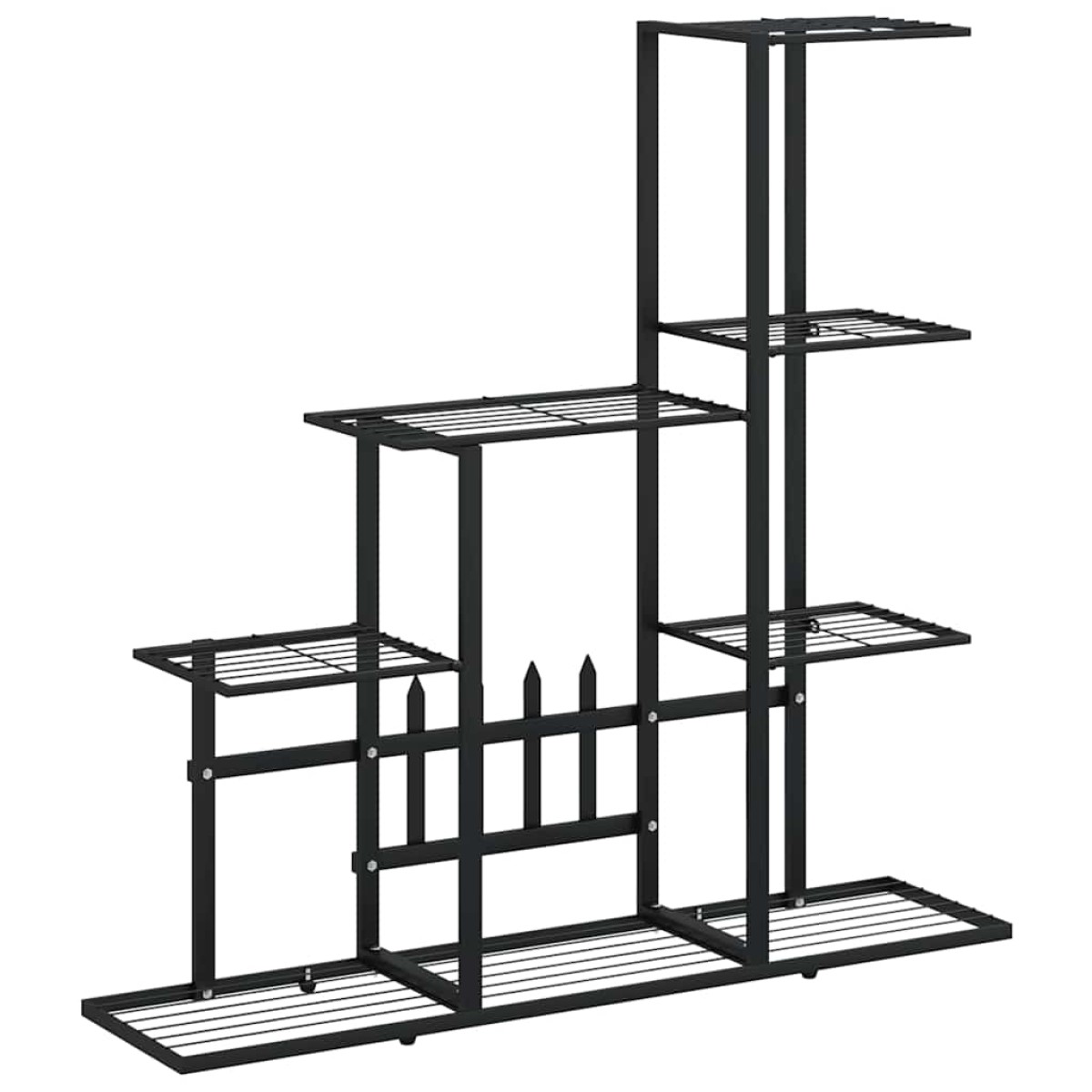 vidaXL Ανθοστήλη Μαύρη 94,5 x 25 x 88 εκ. Μεταλλική