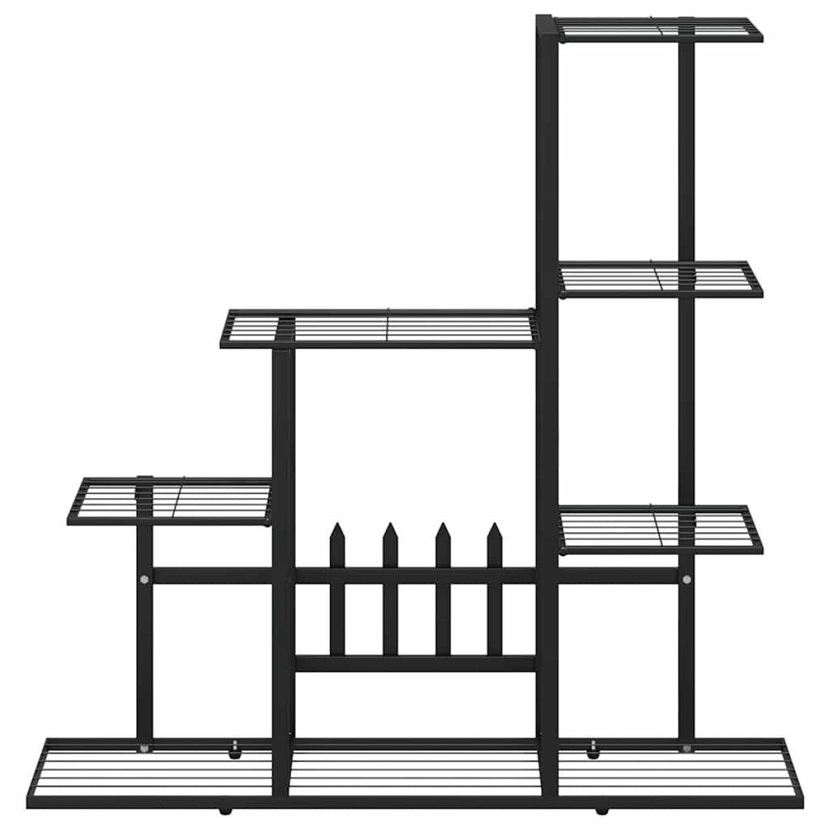 vidaXL Ανθοστήλη Μαύρη 94,5 x 25 x 88 εκ. Μεταλλική